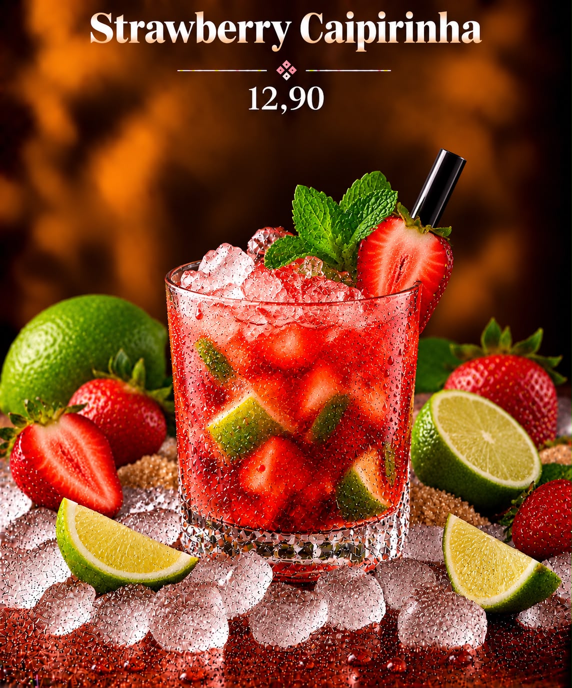 Strawberry Caipirinha – 12,90 €