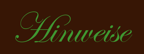 Hinweise