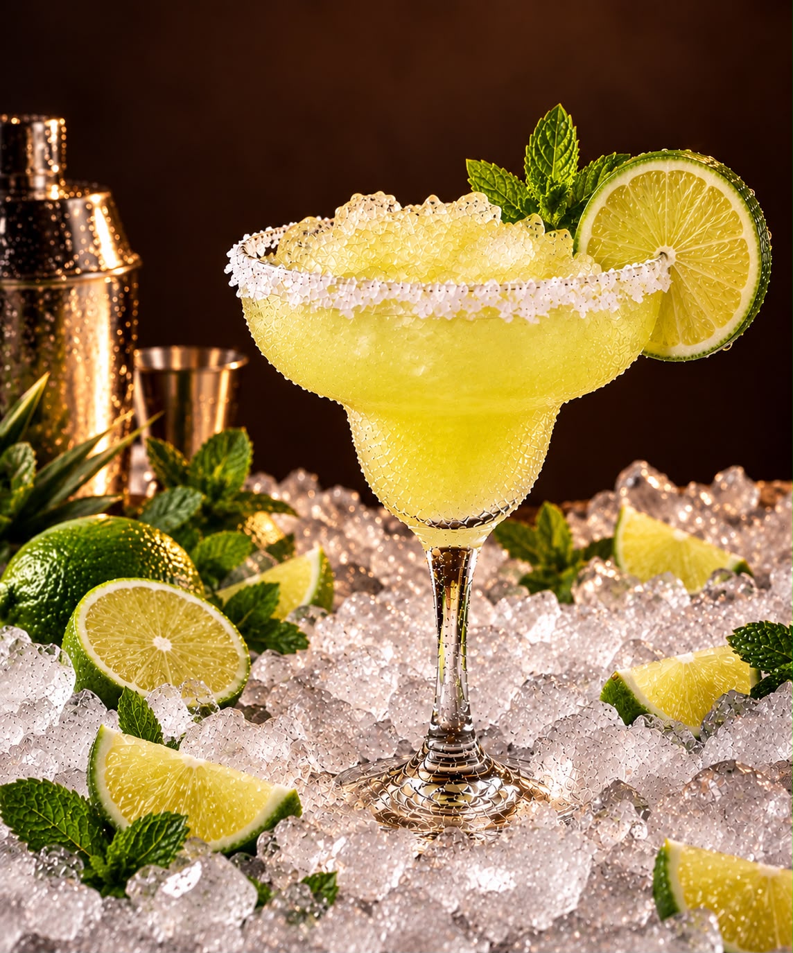 Margarita – Cocktail mit Tequila, Limette und Salzrand