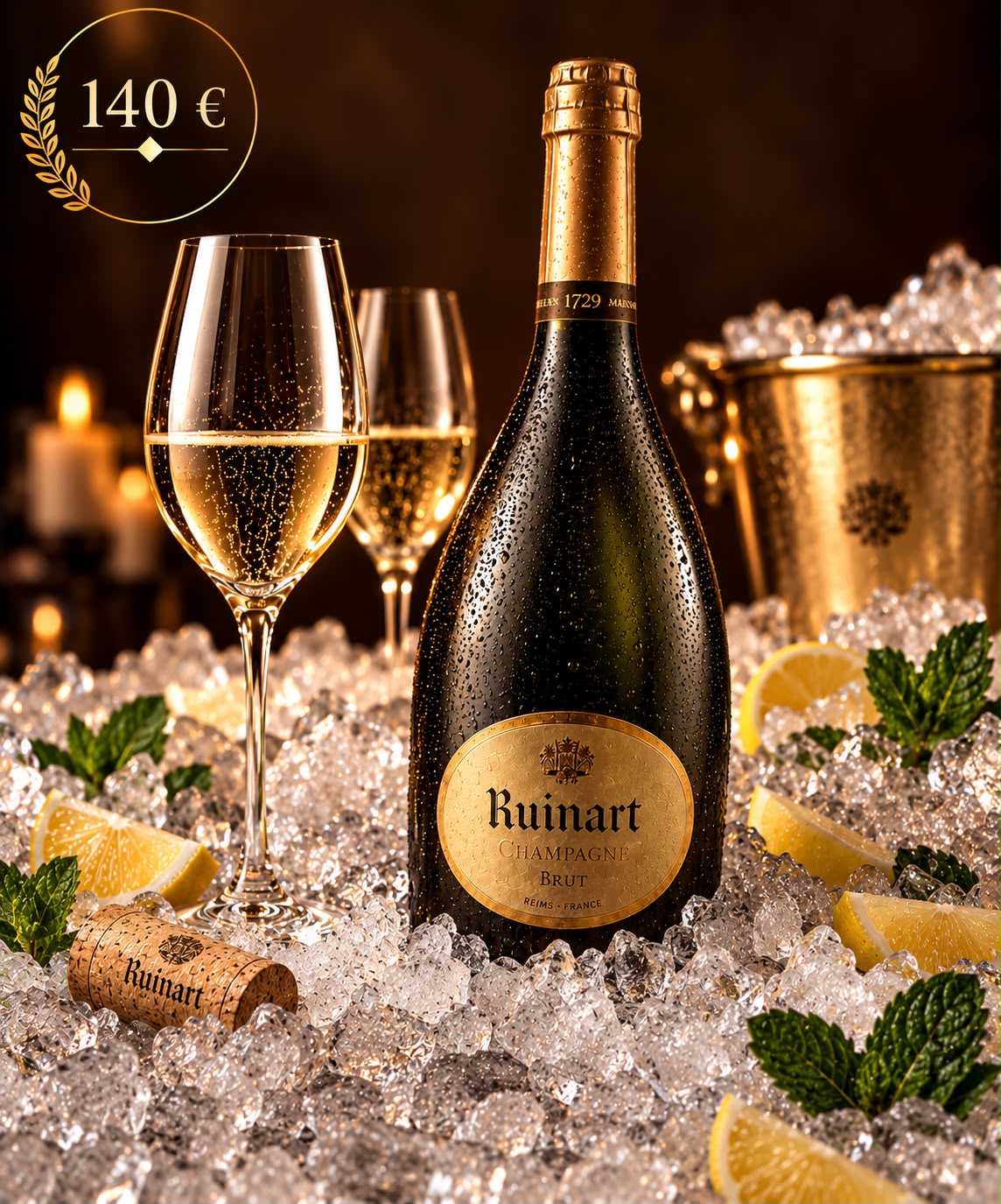 Ruinart Champagne Brut – Champagner, 140 € pro Flasche