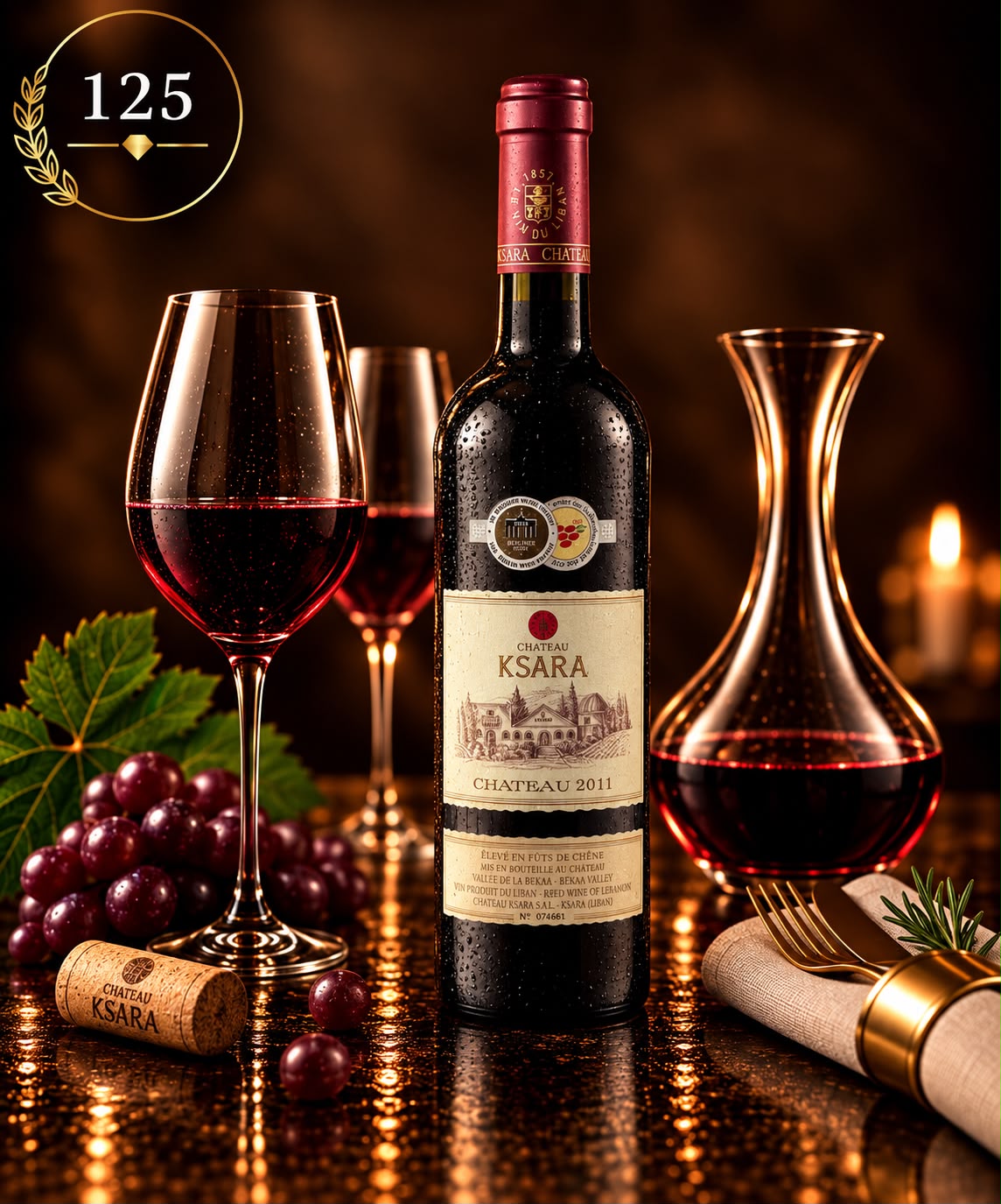 Château Ksara Chateau 2011 – Rotwein, 125 € pro Flasche